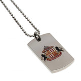 Sunderland A.F.C. Colour Crest Dog Tag & Chain