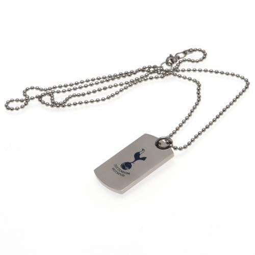 Tottenham Hotspur F.C. Colour Crest Dog Tag & Chain