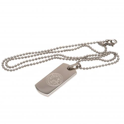 Leicester City F.C. Narrow Dog Tag & Chain