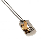 Liverpool F.C. Bi Colour Cut Out Dog Tag & Chain