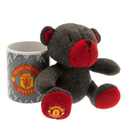 Manchester United F.C. Mug & Bear Set