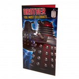 Doctor Who Birthday Card Brother