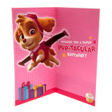 Paw Patrol Birthday Card Girl