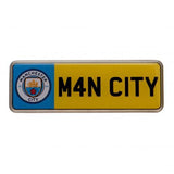 Manchester City F.C. Number Plate Badge