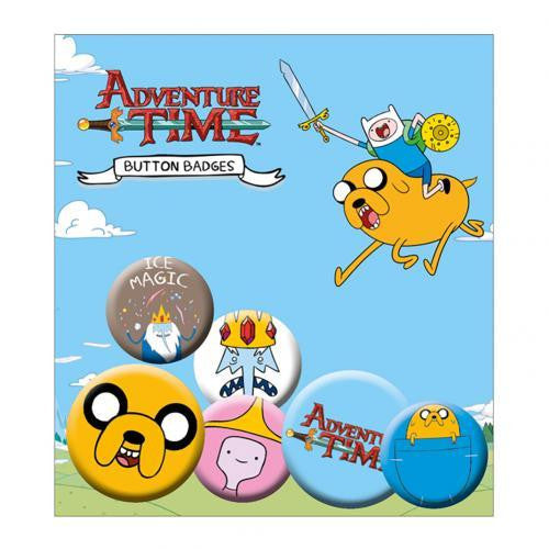 Adventure Time Button Badge Set