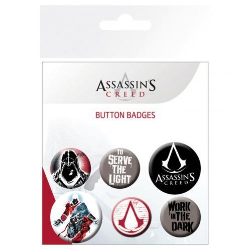 Assassins Creed Button Badge Set