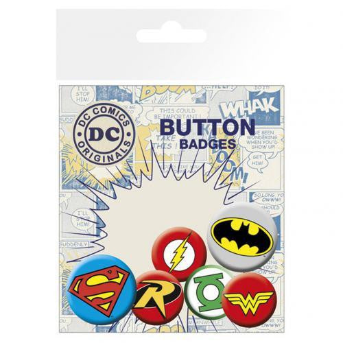 DC Comics Button Badge Set