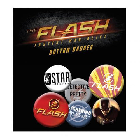 The Flash Button Badge Set