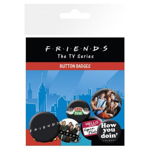 Friends Button Badge Set