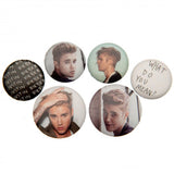 Justin Bieber Button Badge Set