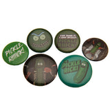 Rick And Morty Button Badge Set Pickle Rick