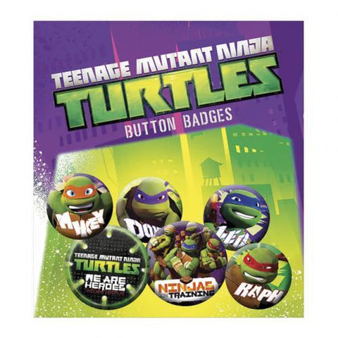 Teenage Mutant Ninja Turtles Button Badge Set
