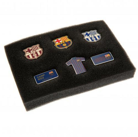 F.C. Barcelona 6 Piece Badge Set