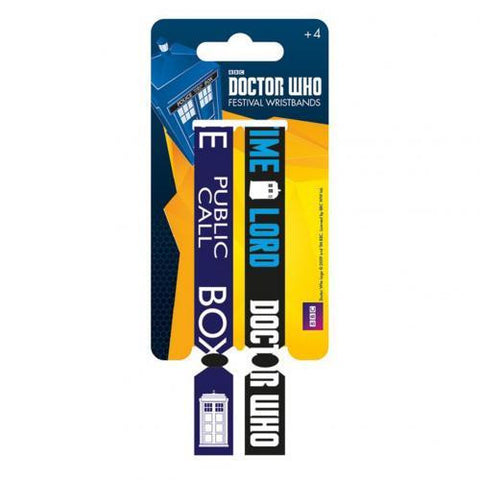 Doctor Who Festival Wristbands