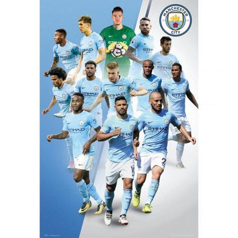 Manchester City F.C. Poster Players 17