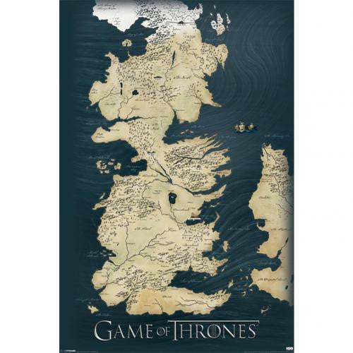 Game Of Thrones Poster Map 210