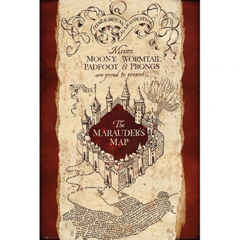 Harry Potter Poster Marauders Map 293