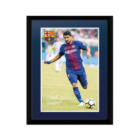 F.C. Barcelona Picture Suarez 8 x 6