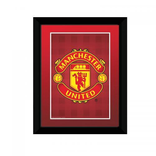 Manchester United F.C. Picture Crest 8 x 6