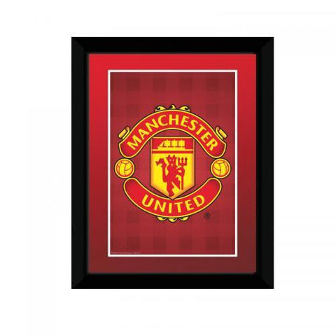 Manchester United F.C. Picture Crest 8 x 6