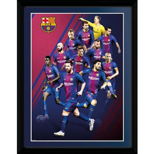 F.C. Barcelona Picture Players 16 x 12