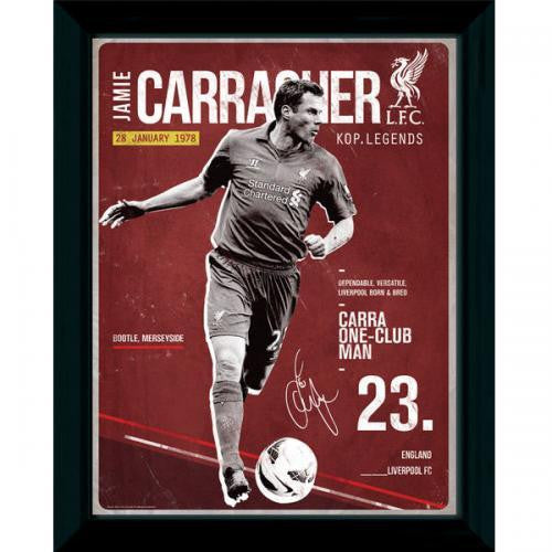 Liverpool F.C. Picture Carragher Retro 16 x 12