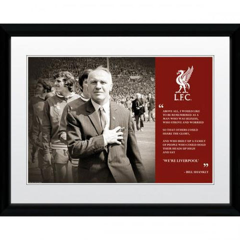 Liverpool F.C. Picture Shankly 16 x 12