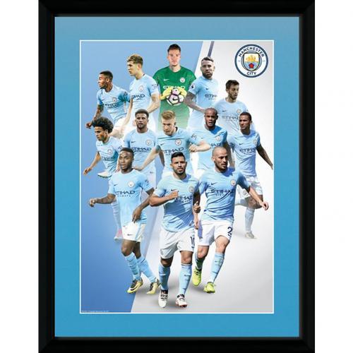 Manchester City F.C. Picture Players 16 x 12