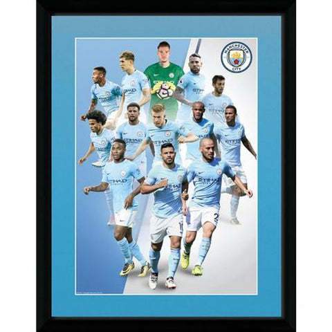 Manchester City F.C. Picture Players 16 x 12