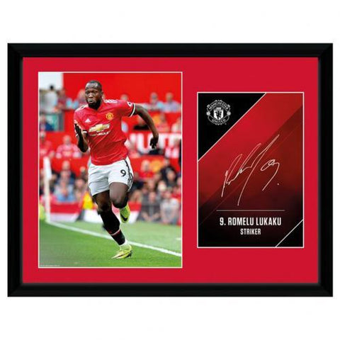 Manchester United F.C. Picture Lukaku 16 x 12