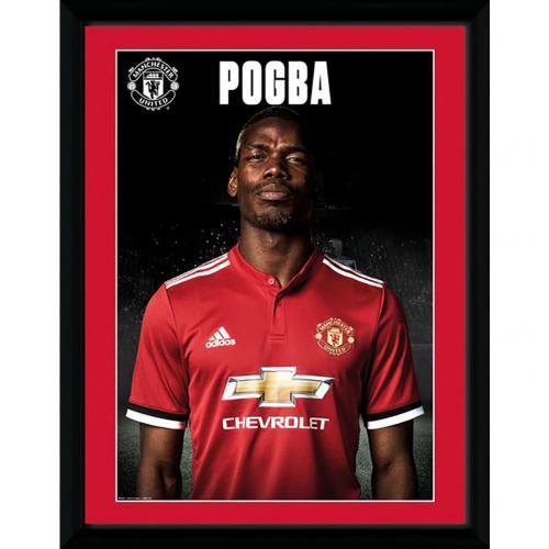 Manchester United F.C. Picture Pogba Profile 16 x 12