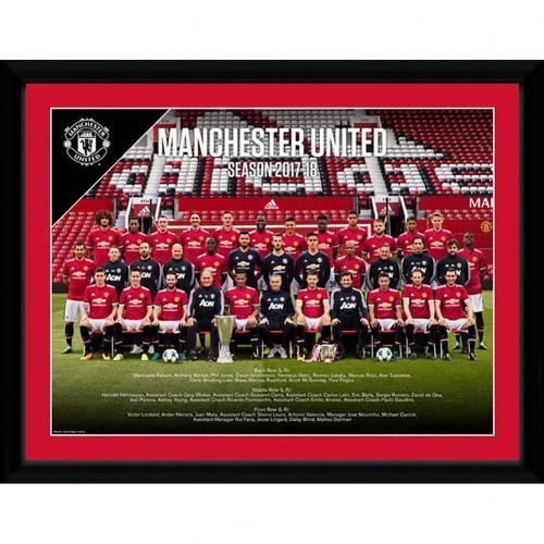 Manchester United F.C. Picture Squad 16 x 12 17-18