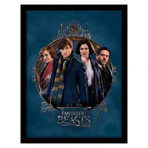 Fantastic Beasts Framed Print Group 16 x 12