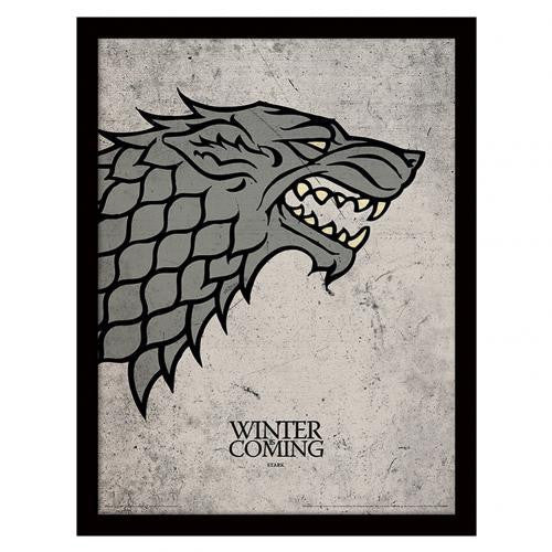 Game Of Thrones Framed Print Stark 16 x 12