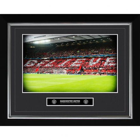 Manchester United F.C. Historic Moments Picture Believe 16x20