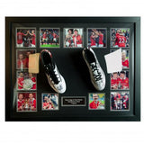 Manchester United F.C. Giggs &amp;amp; Scholes Signed Boots (Dual Framed)