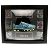 F.C. Barcelona Messi Signed Boot (Framed)