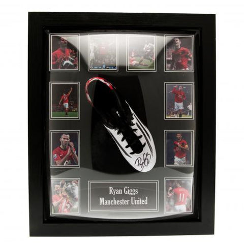 Manchester United F.C. Giggs Signed Boot (Framed)