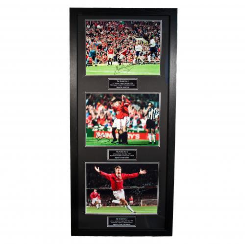 Manchester United F.C. Treble Winners Signed Framed Prints