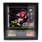 Arsenal F.C. Bergkamp Signed Framed Print