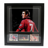 Manchester United F.C. Cantona Signed Framed Print