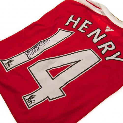 Arsenal F.C. Henry Signed Shirt