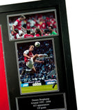 Arsenal F.C. Bergkamp Signed Shirt (Framed)