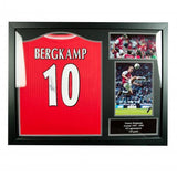 Arsenal F.C. Bergkamp Signed Shirt (Framed)