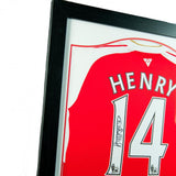 Arsenal F.C. Henry Signed Shirt (Framed)