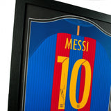 F.C. Barcelona Messi Signed Shirt (Framed)