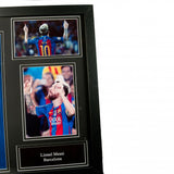 F.C. Barcelona Messi Signed Shirt (Framed)