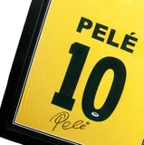 Brasil Pele Signed Shirt (Framed)