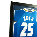 Chelsea F.C. Zola Signed Shirt (Framed)