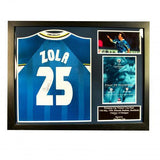 Chelsea F.C. Zola Signed Shirt (Framed)